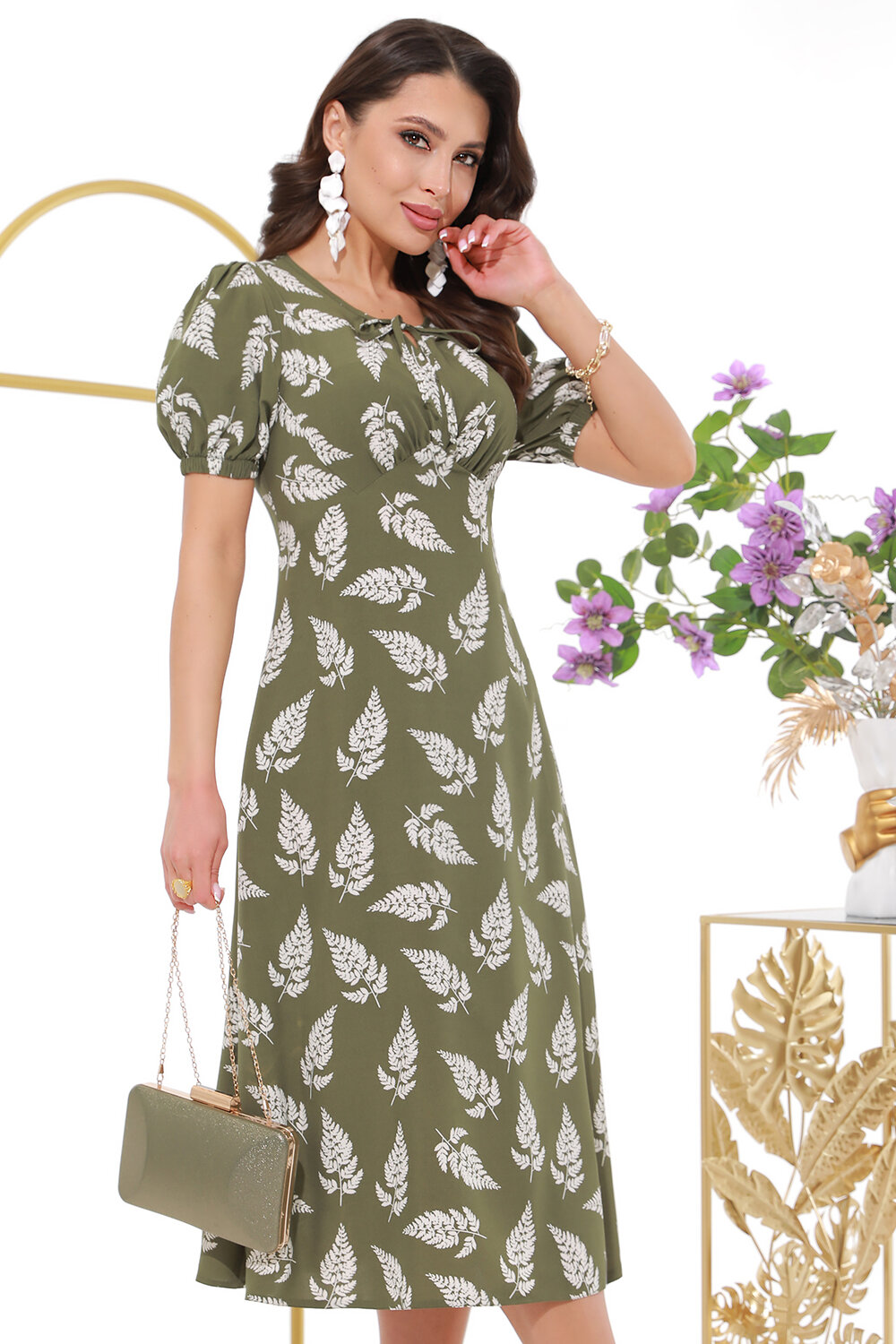 DStrend Платье 283702 П-3694 Хаки