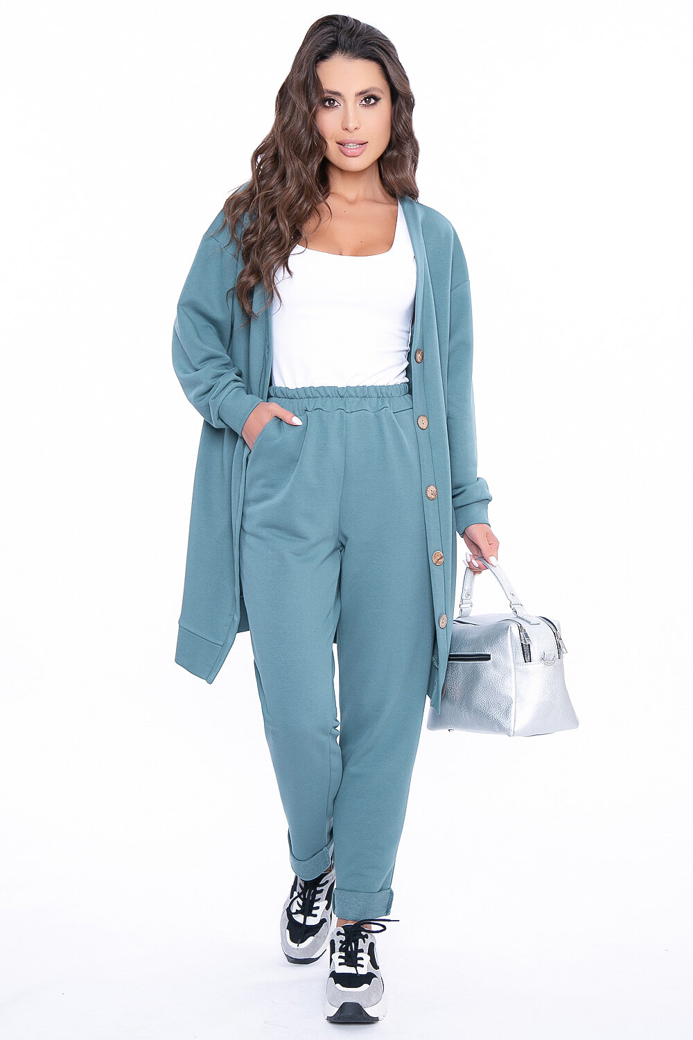 LT Collection Костюм 284157 К2763 зелёный (холодный)