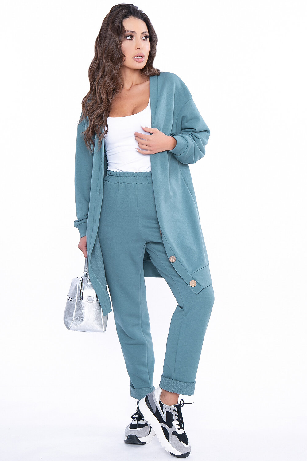 LT Collection Костюм 284157 К2763 зелёный (холодный)