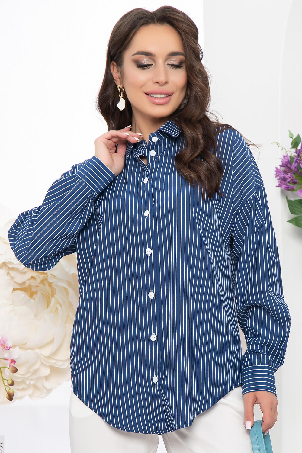 LT Collection Рубашка 284163 Б5240 синий