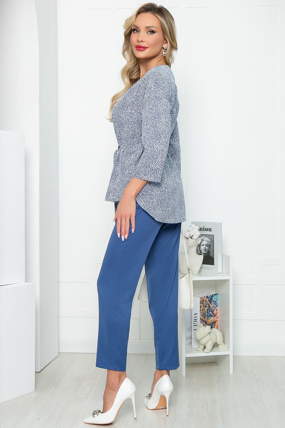 LT Collection Костюм 284184 К5415 синий, серо-голубой