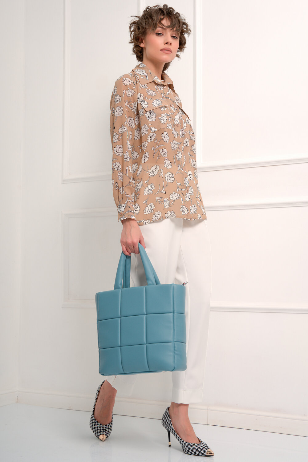 Bellovera Блузка 284397 56Б5008 бежевый