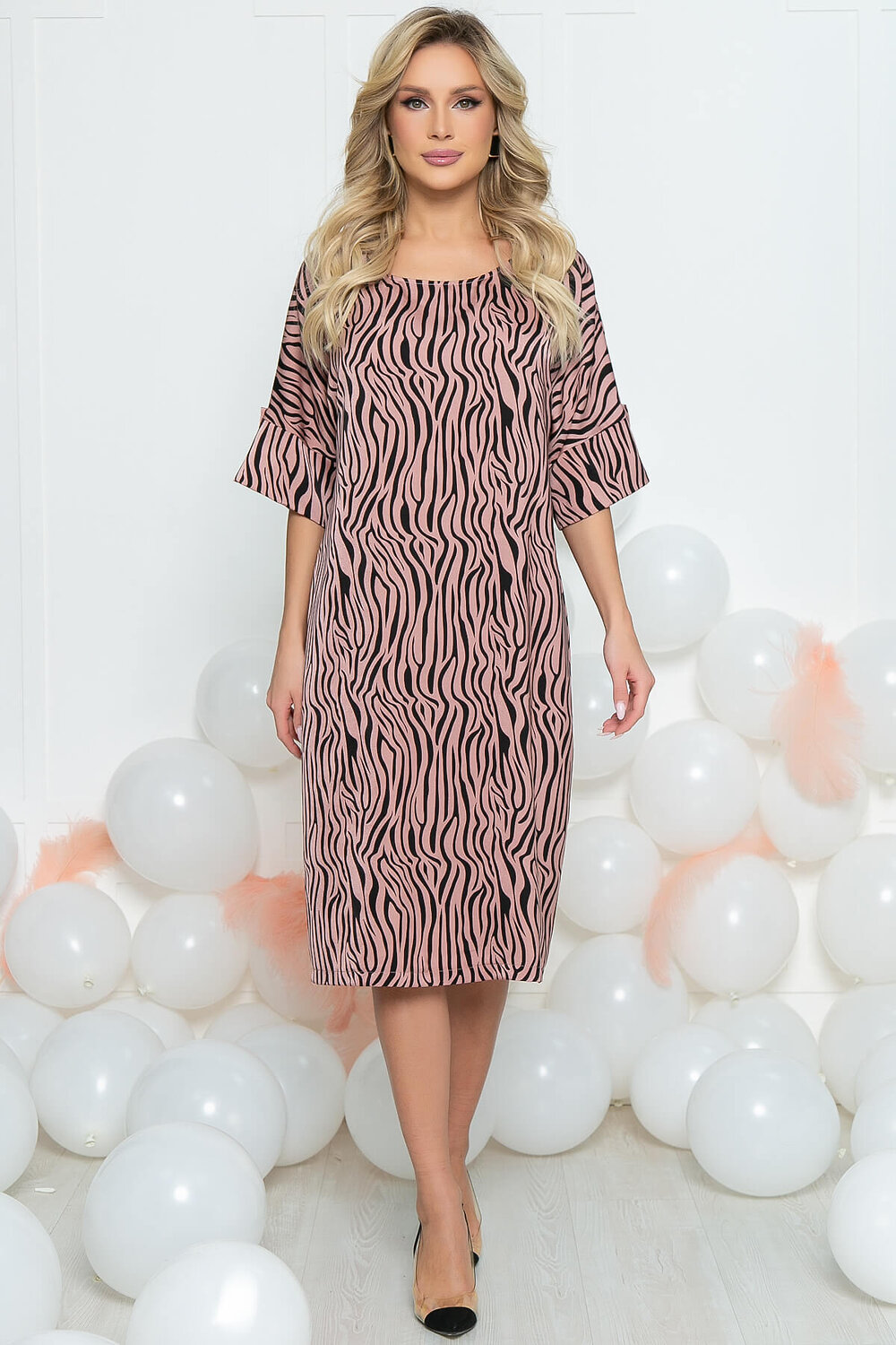 LT Collection Платье 284575 П5446 пыльно-розовый