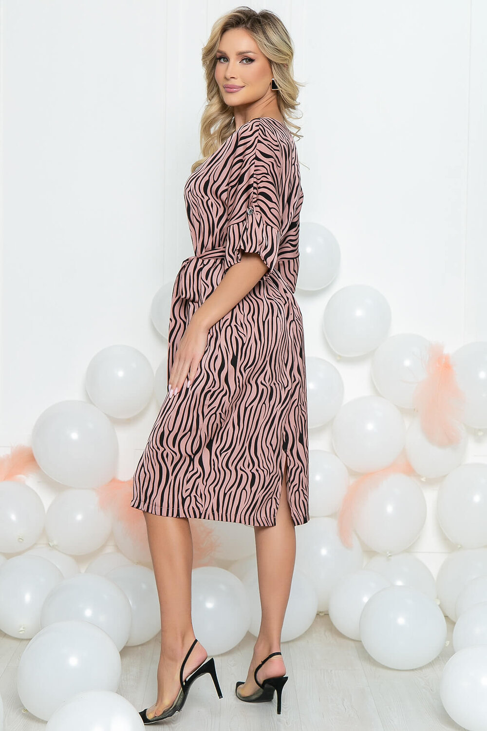 LT Collection Платье 284575 П5446 пыльно-розовый