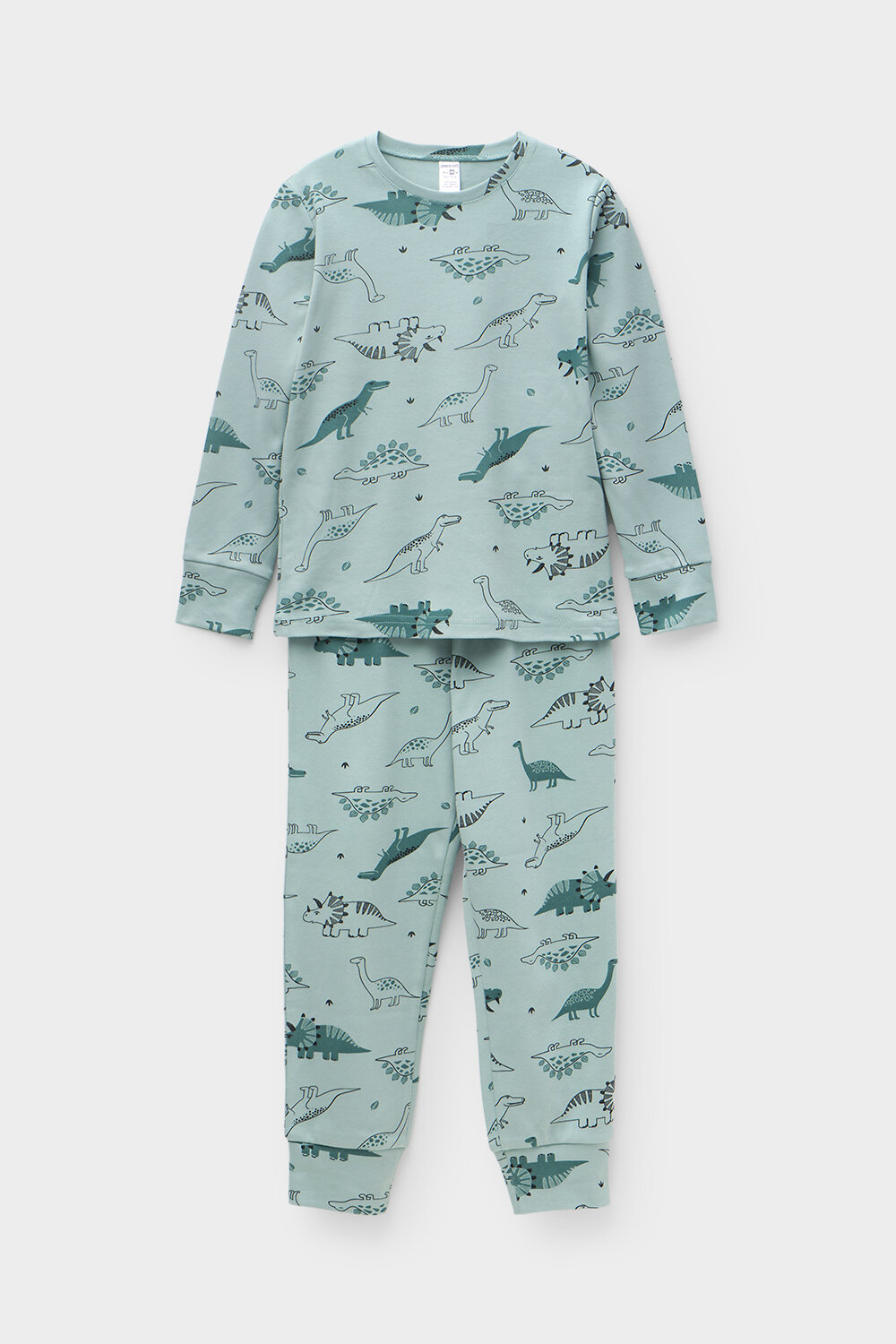 CROCKID Пижама 284890 К 1552 голубой прибой, динозавры
