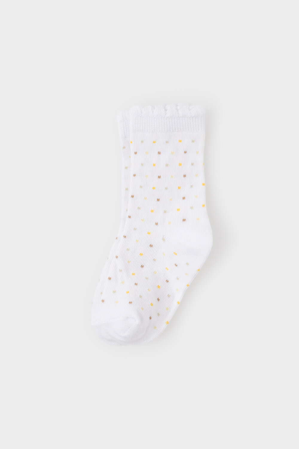 CROCKID Носки 284950 К 9619-3/6 ФВ св.желтый, белый, голубой