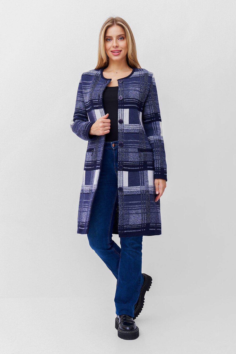 Ankoli Кардиган 286279 В 345 джинсовый микс