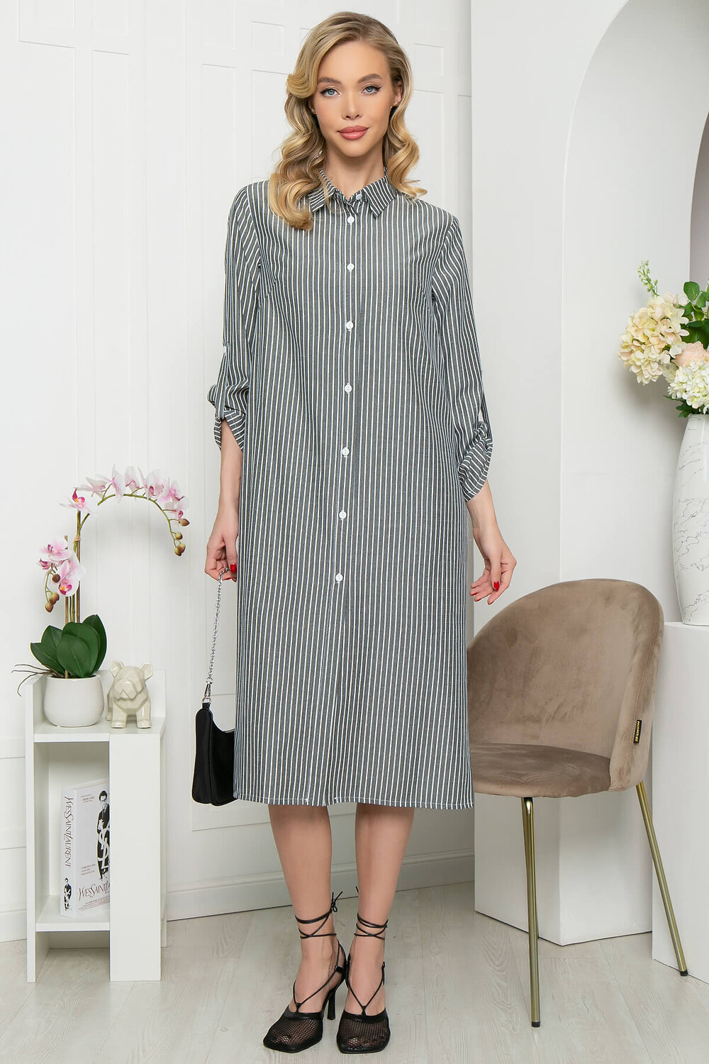 LT Collection Платье 286288 П5360 серый