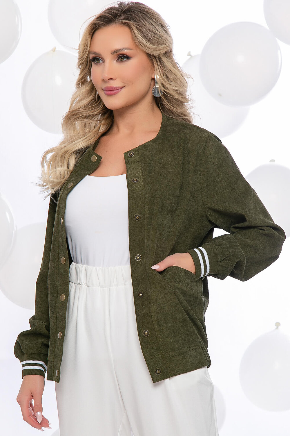 LT Collection Бомбер 286289 Б5401 хаки