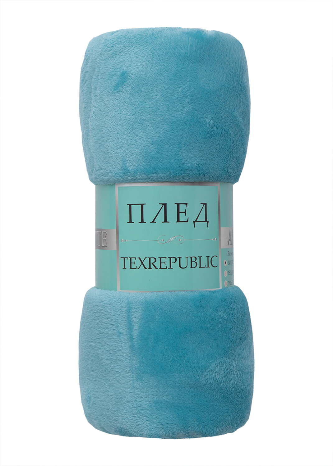 TEXREPUBLIC Плед 288580 37063 Бирюзовый