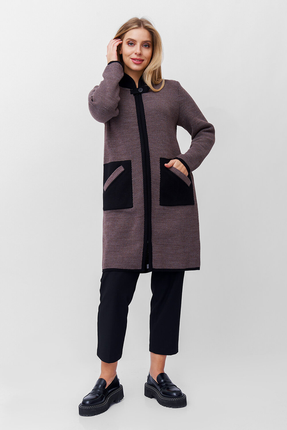 Ankoli Кардиган 288786 В 1388 т.кофейный