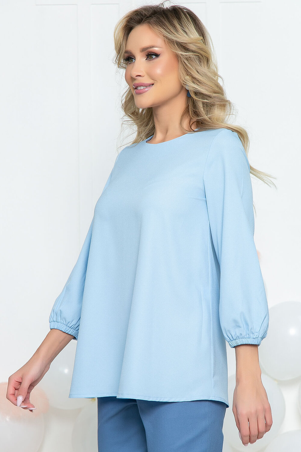 LT Collection Блуза 288830 Б5457 голубой