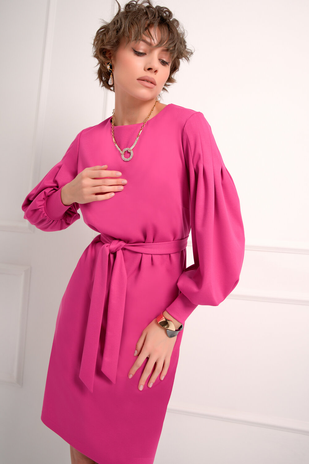 Bellovera Платье 288856 65П5014 фуксия