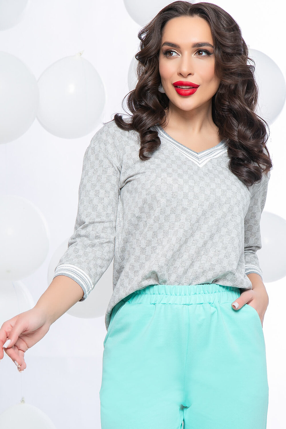 LT Collection Костюм 289525 К5474 серый, ментол