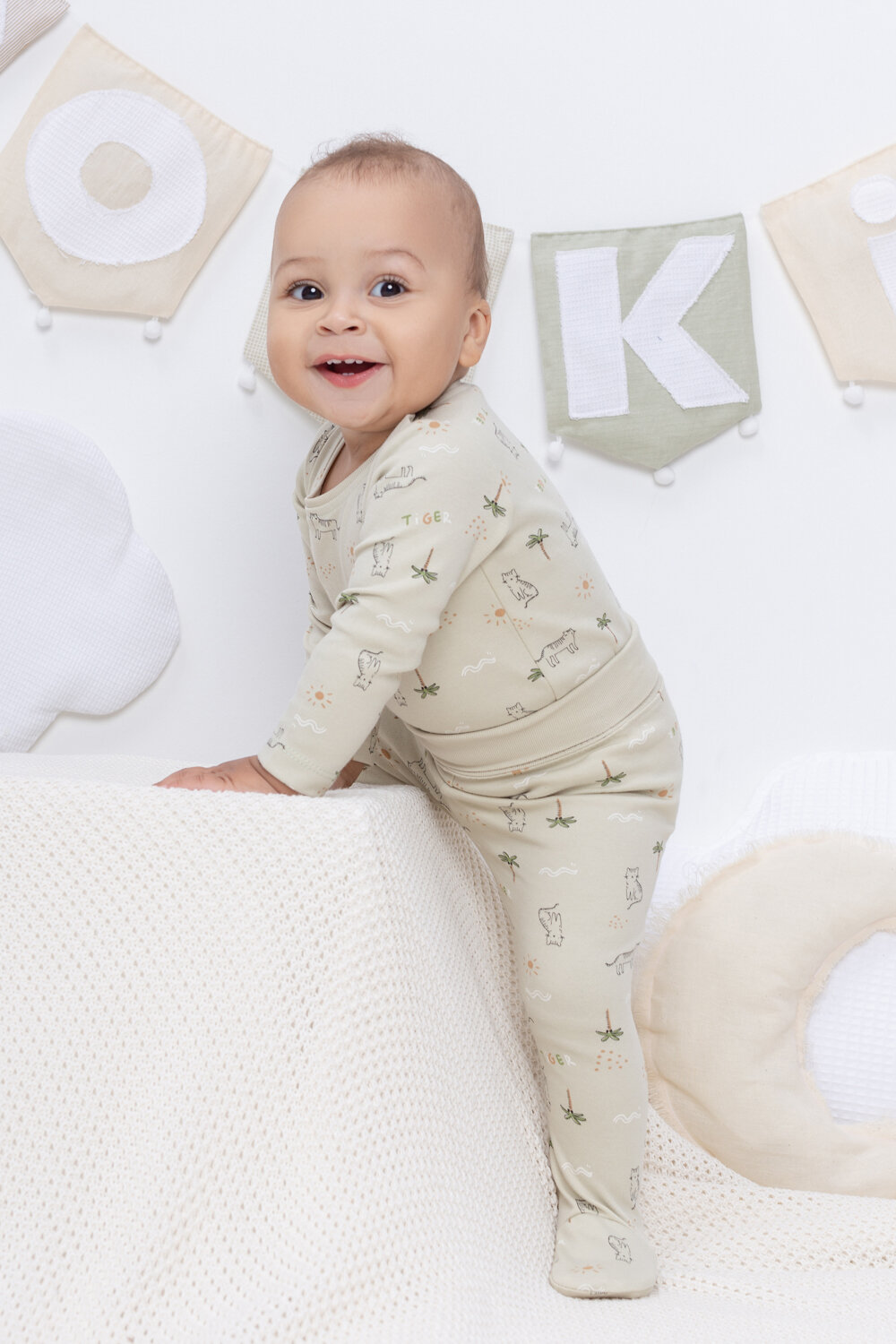 CROCKID Ползунки 289603 К 400220-2уп св.коричневый, мини-сафари