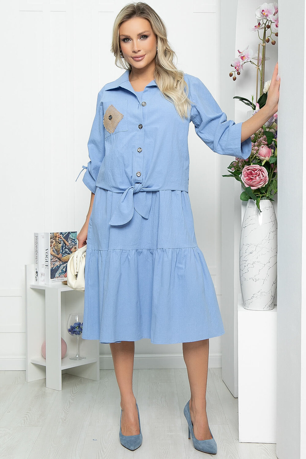 LT Collection Костюм 290507 К5514 голубой