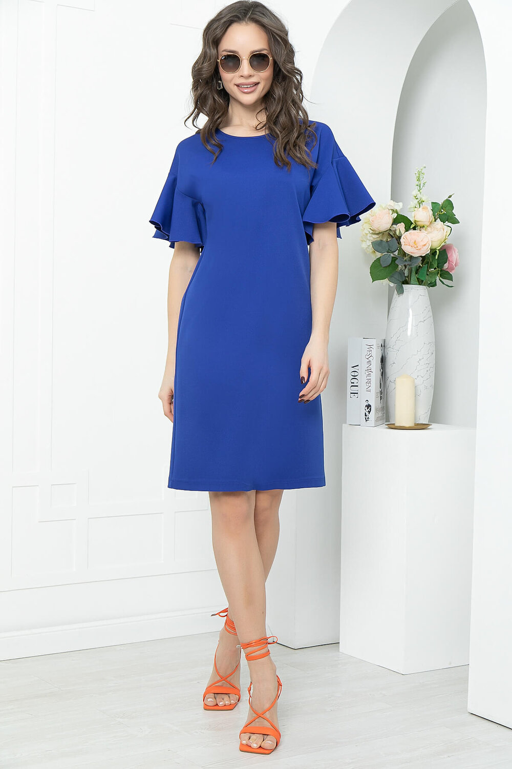 LT Collection Платье 291128 П5589 сапфир