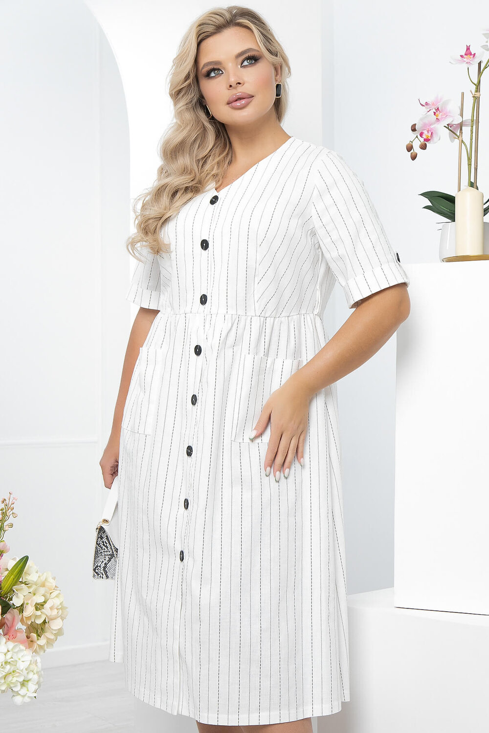 LT Collection Платье 291813 П5556 белый