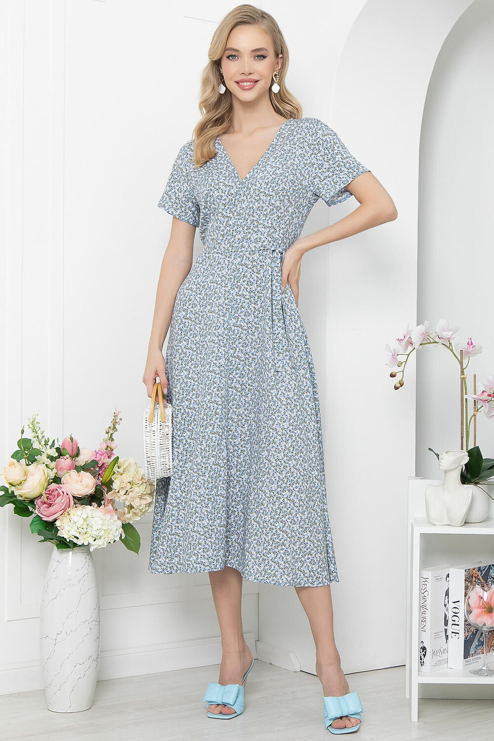 LT Collection Платье 291823 П5605 голубой