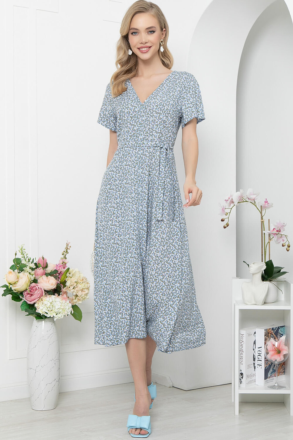 LT Collection Платье 291823 П5605 голубой