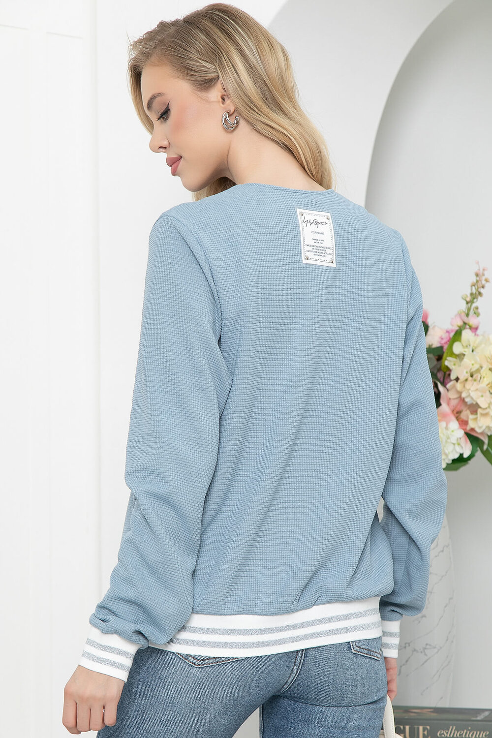 LT Collection Бомбер 291831 Б5635 джинсовый