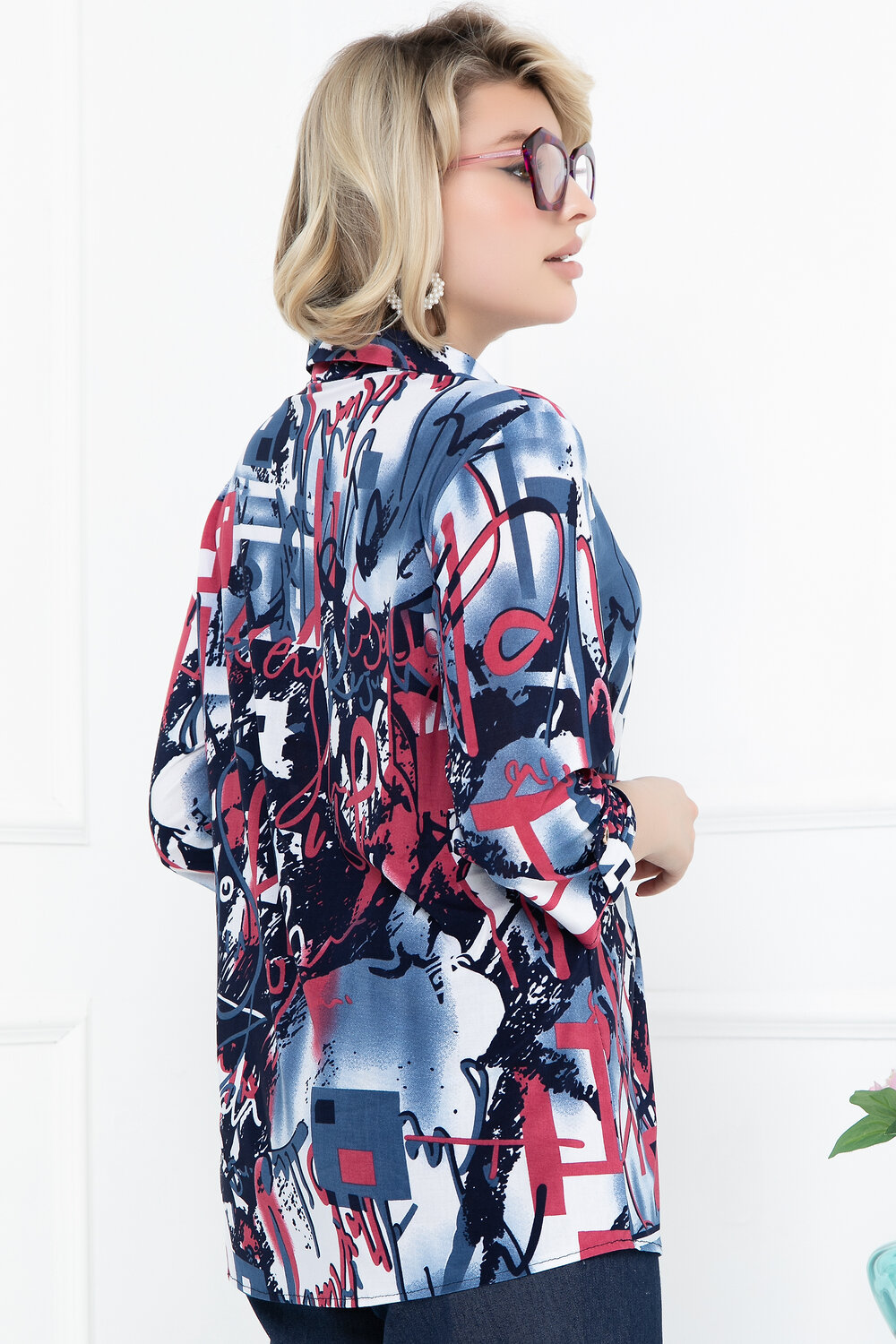 Bellovera Блузка 292383 71Б5095 синий, розовый