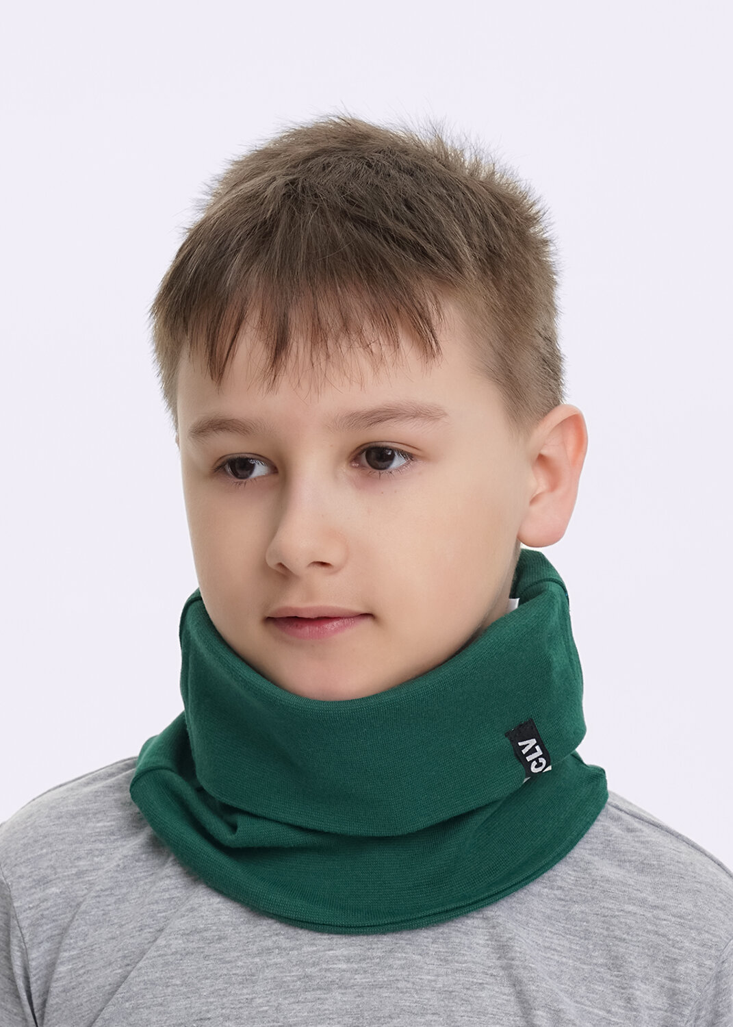 CLEVER Шарф 292833 901450/1р т.зелёный