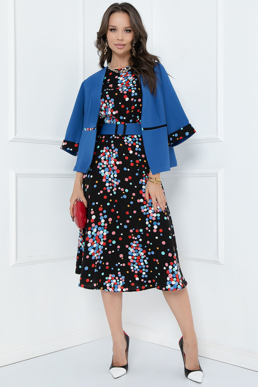 Bellovera Костюм 293554 8КС5128 чёрный, синий