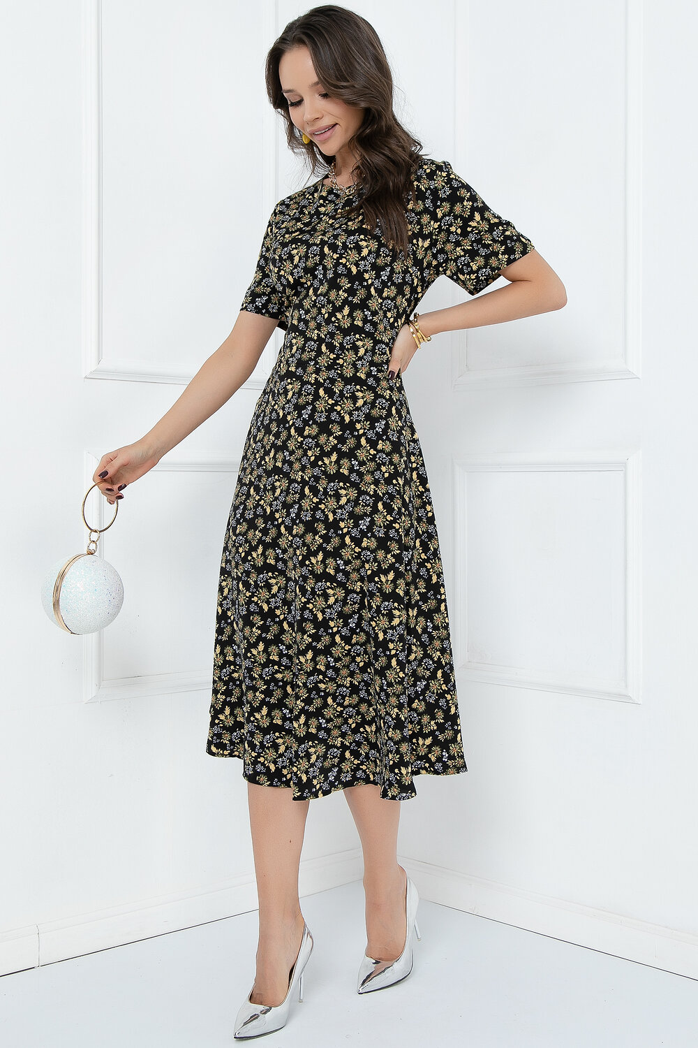 Bellovera Костюм 293556 8КС5129 чёрный, зелёный