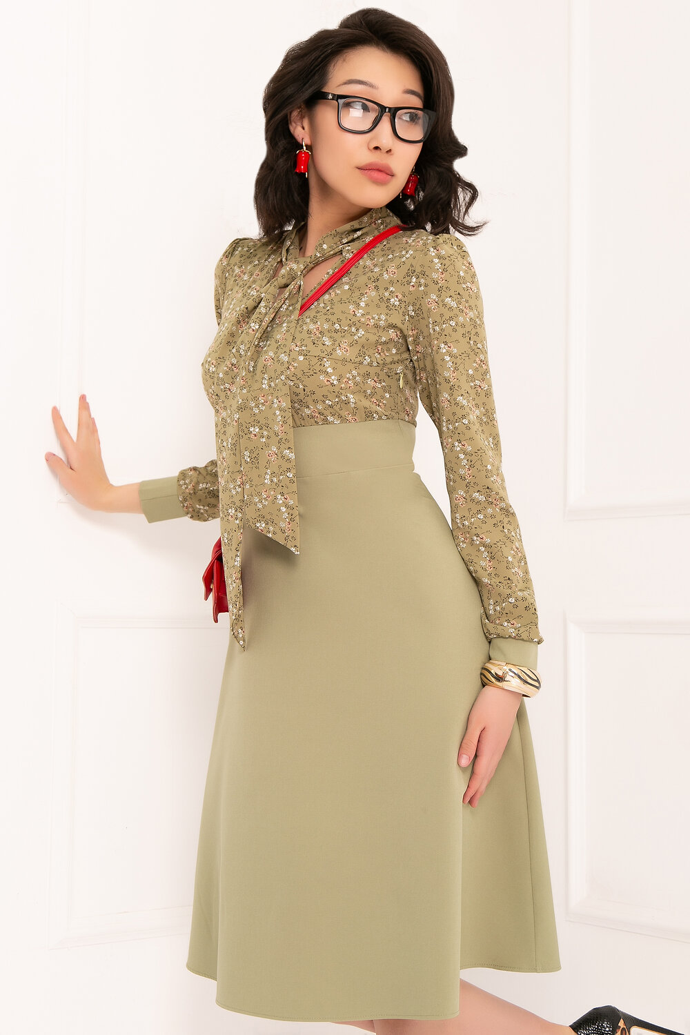 Bellovera Платье 293565 4П5130 хаки