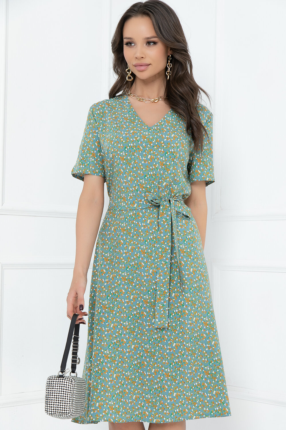 Bellovera Платье 293571 55П5119 зеленый