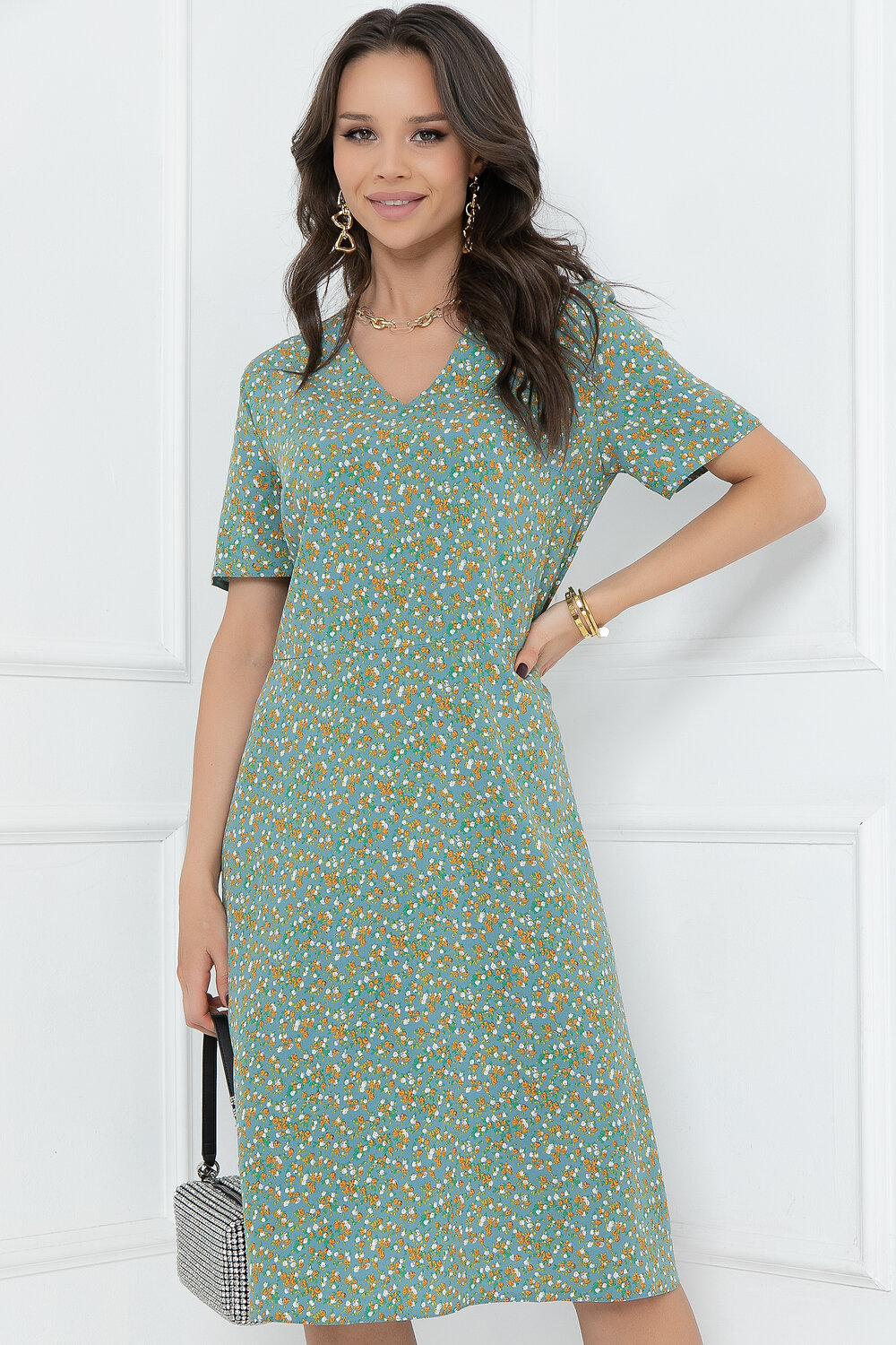 Bellovera Платье 293571 55П5119 зеленый