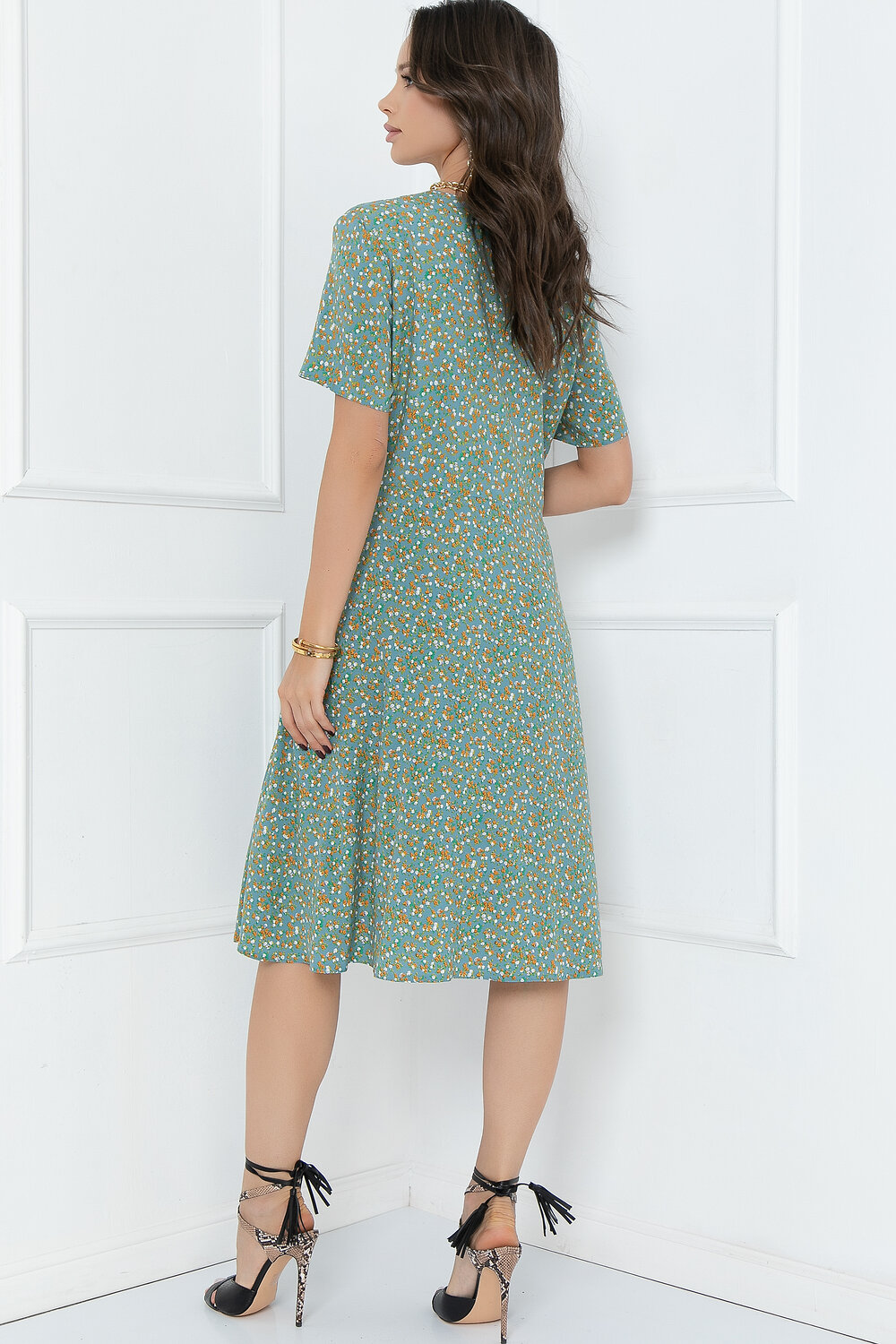 Bellovera Платье 293571 55П5119 зеленый