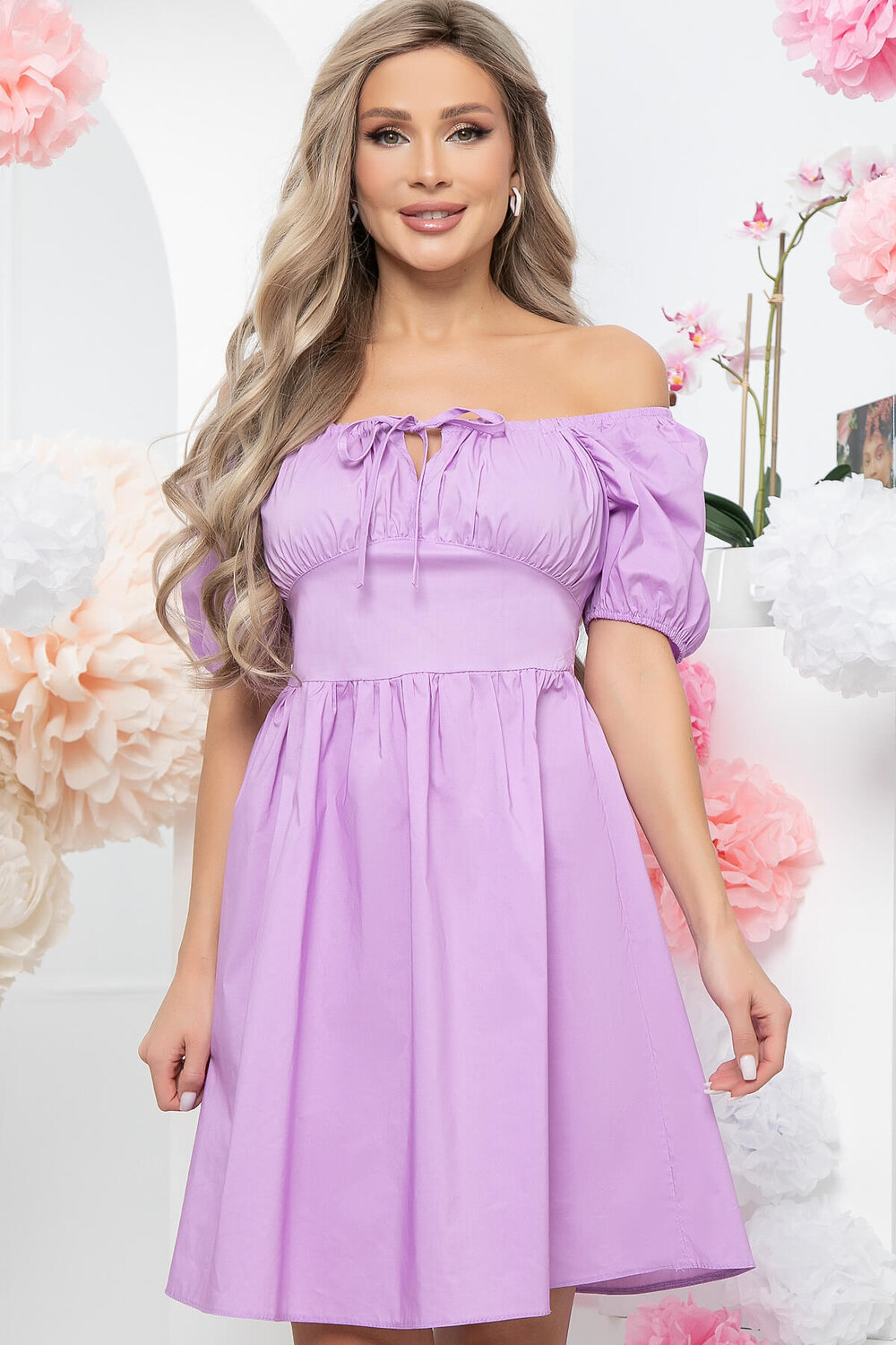 LT Collection Платье 293671 П5712 сиреневый