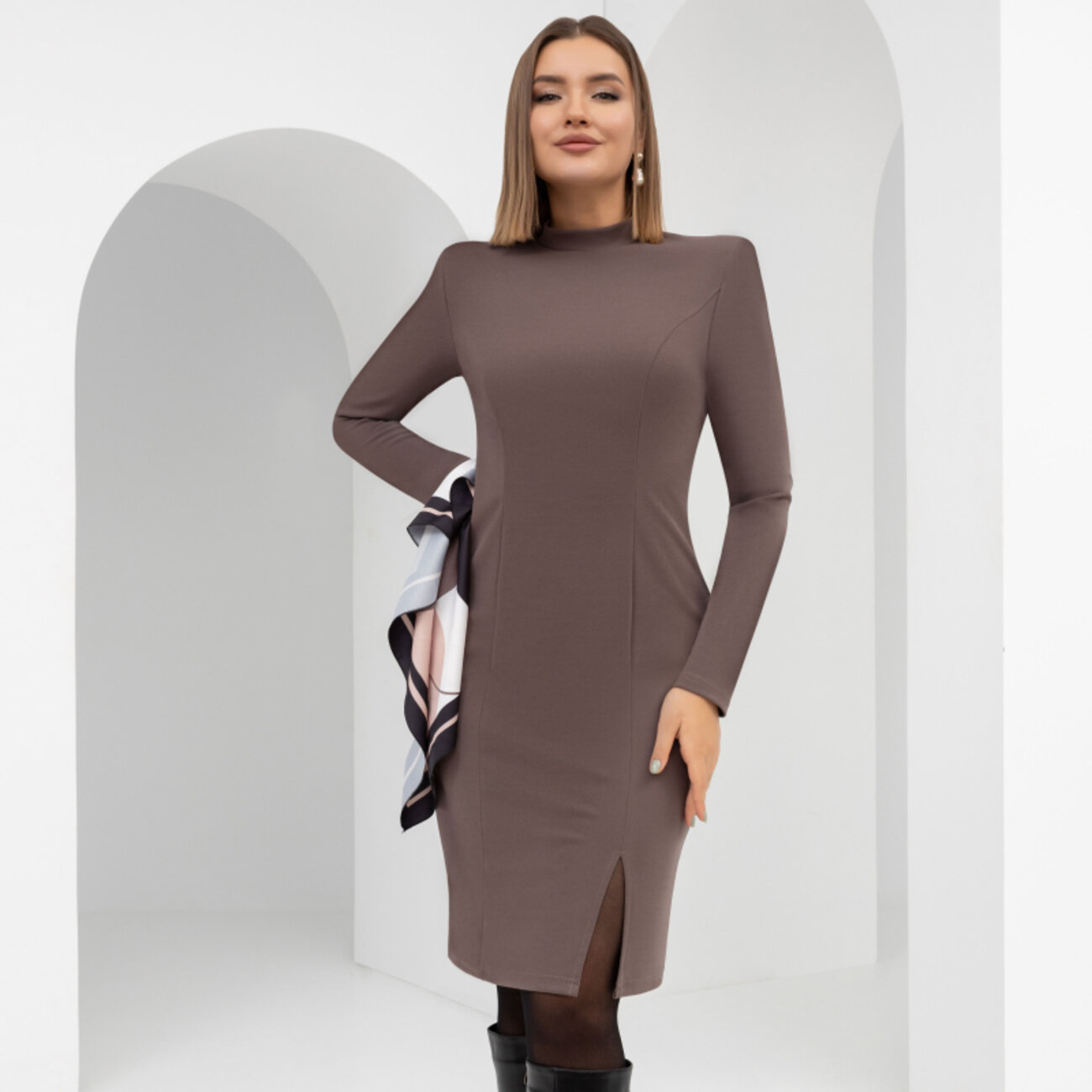 CHARUTTI Платье 295297 7478 коричневый
