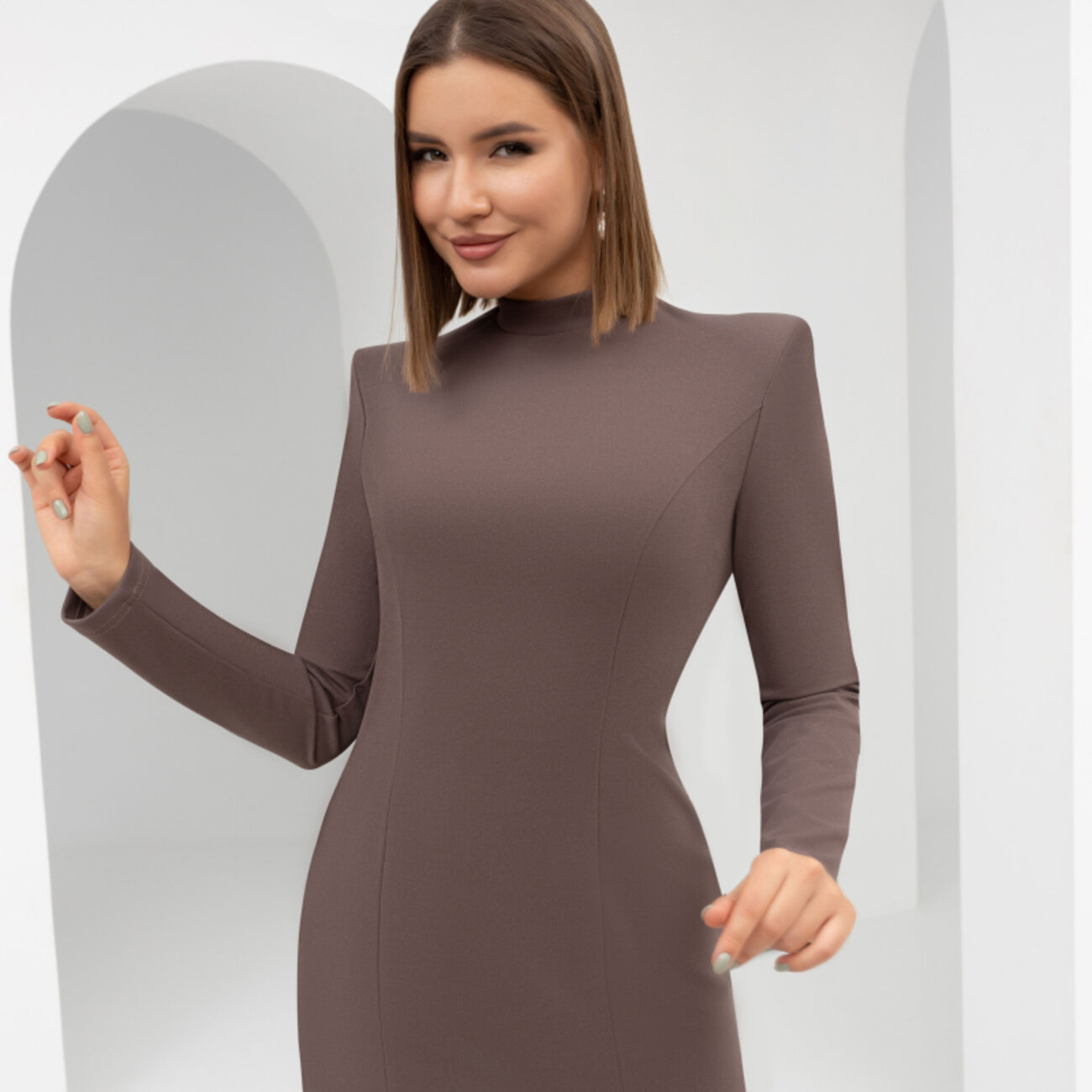 CHARUTTI Платье 295297 7478 коричневый