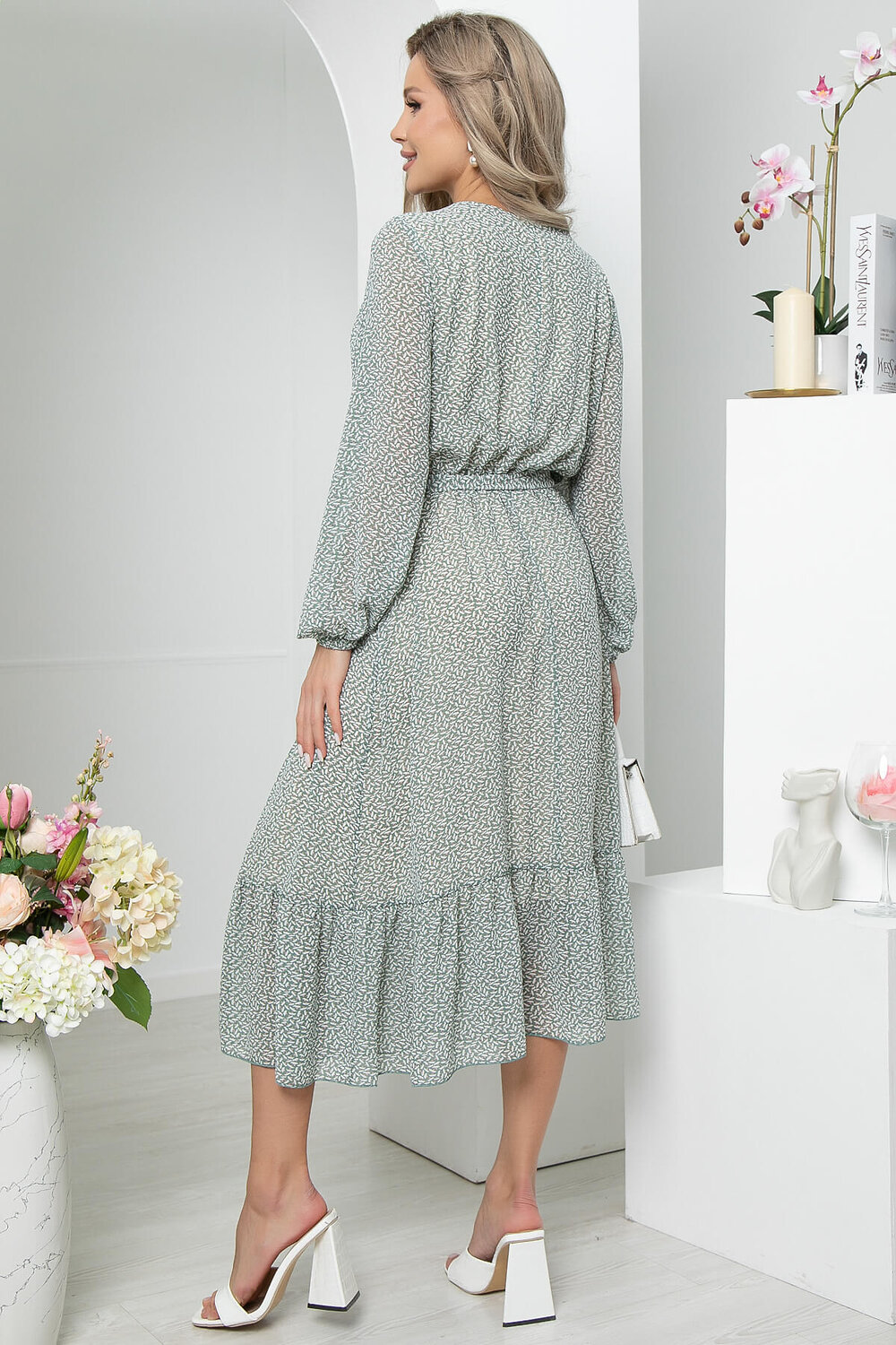 LT Collection Платье 296615 П5774 оливковый