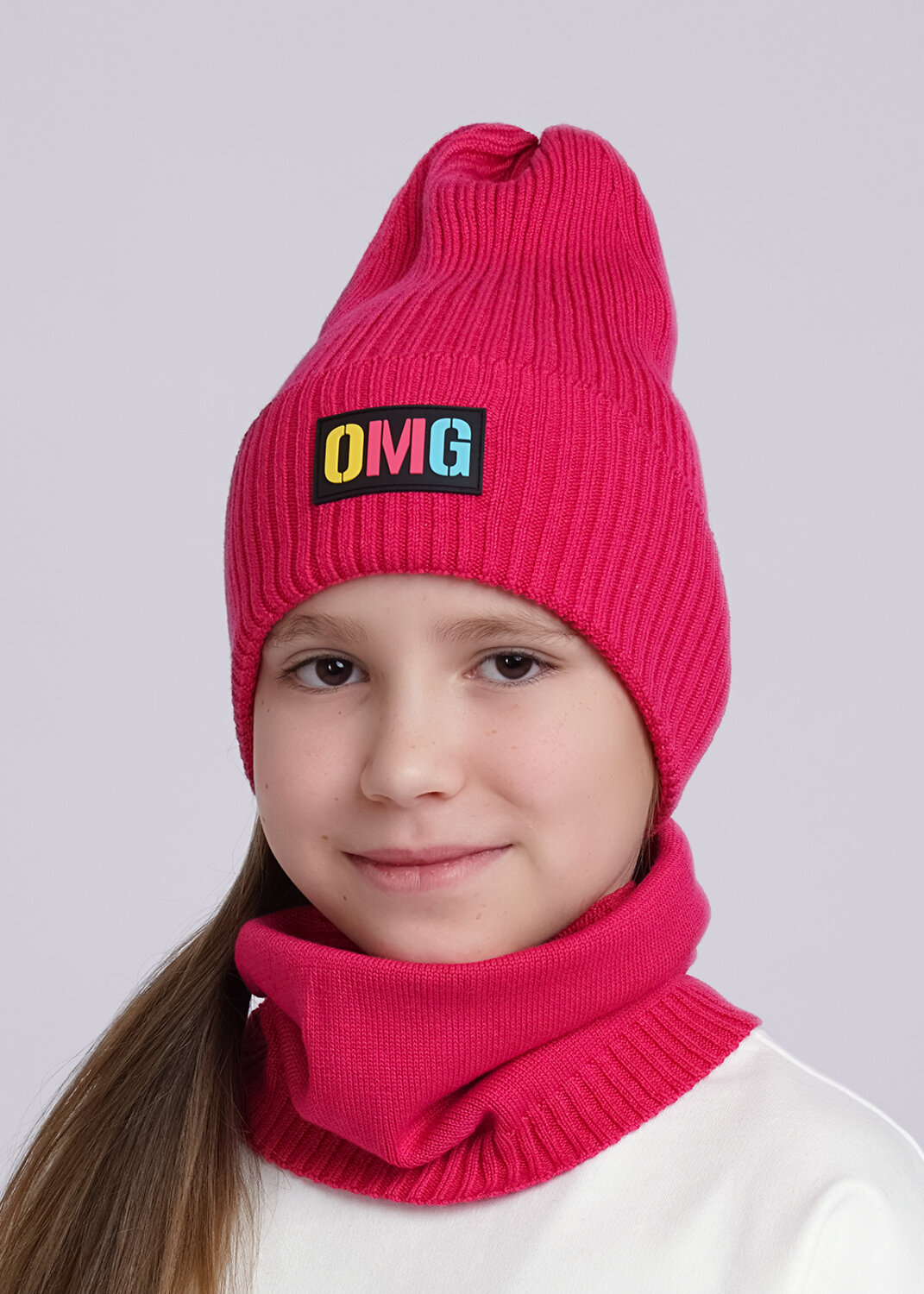 CLEVER Шапка 296715 533768ха т.розовый