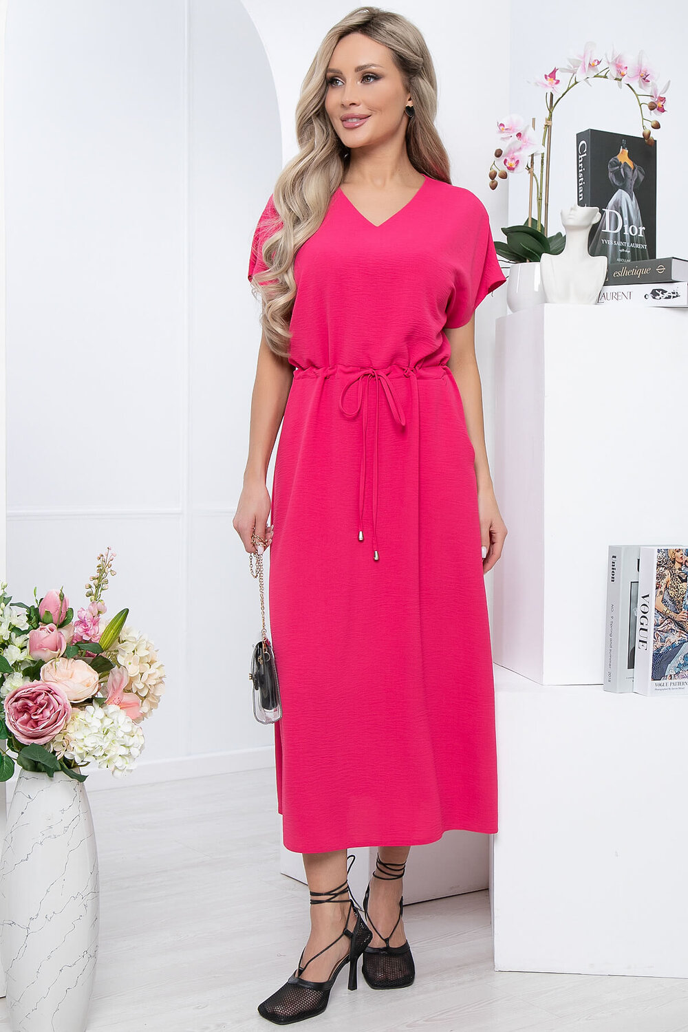 LT Collection Платье 297885 П5824 фуксия