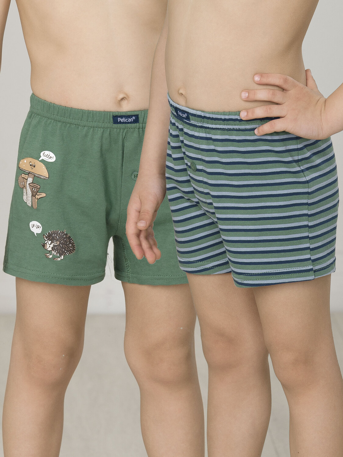PELICAN Трусы 298180 BUB3303(2) Хаки/лед