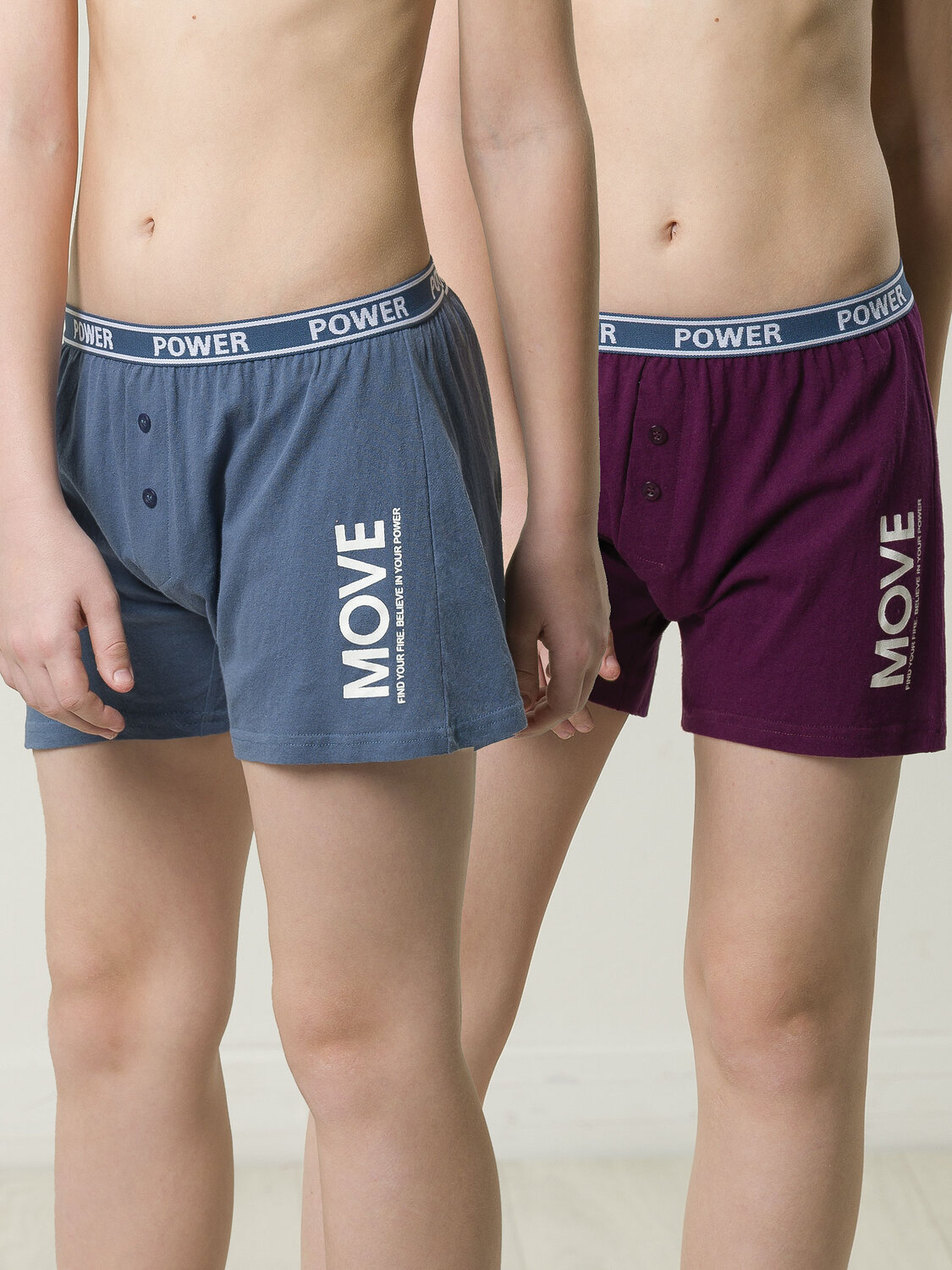 PELICAN Трусы 298184 BUB4304(2) Джинс/черника