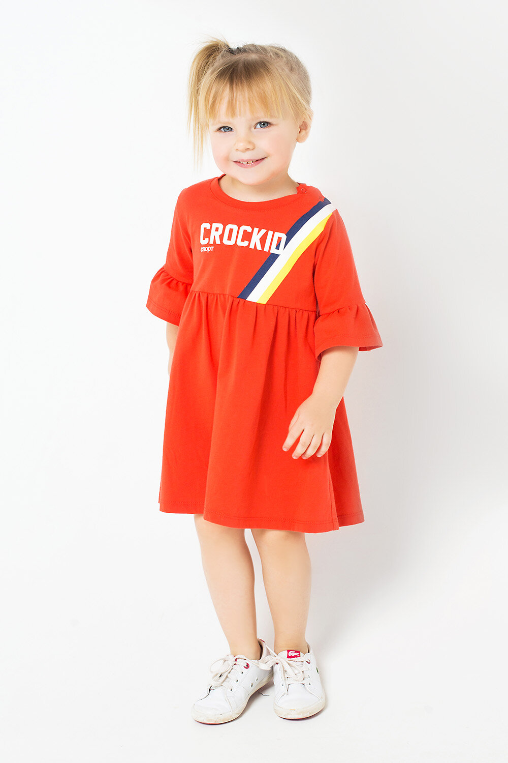 CROCKID Платье 298390 КР 5496 ярко-красный