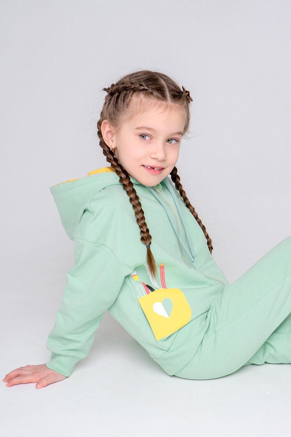 CROCKID Жакет 298420 КР 301845 зеленый туман