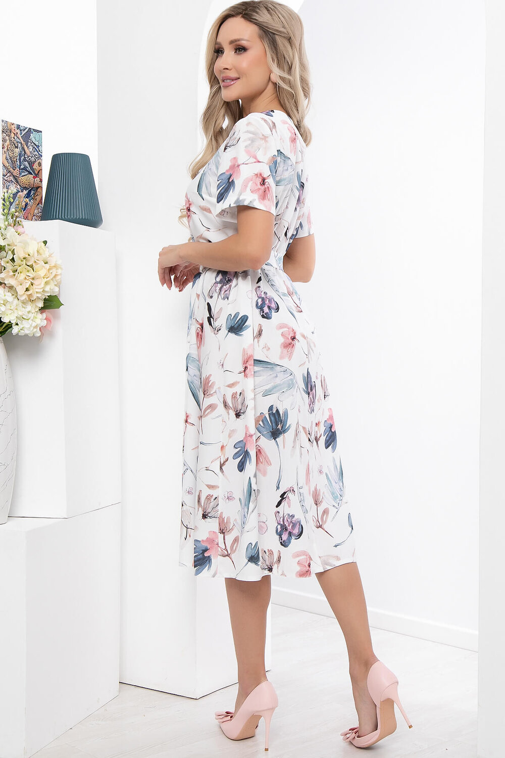 LT Collection Платье 298789 П5737 белый