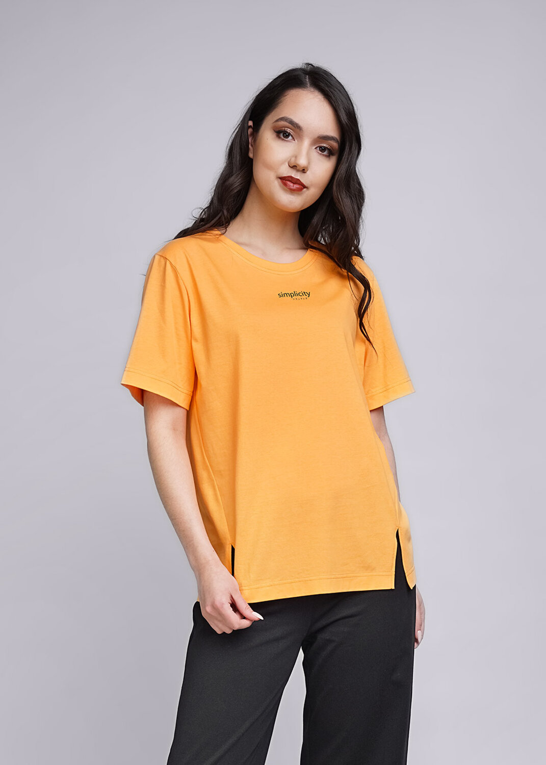 CLEVER Джемпер 300269 LF23-1067/6 св.оранжевый
