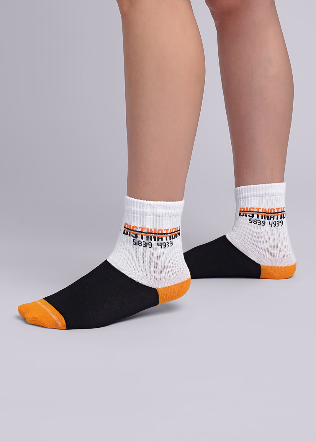 CLEVER Носки 300468 С1356 20-22,22 чёрный/т.жёлтый