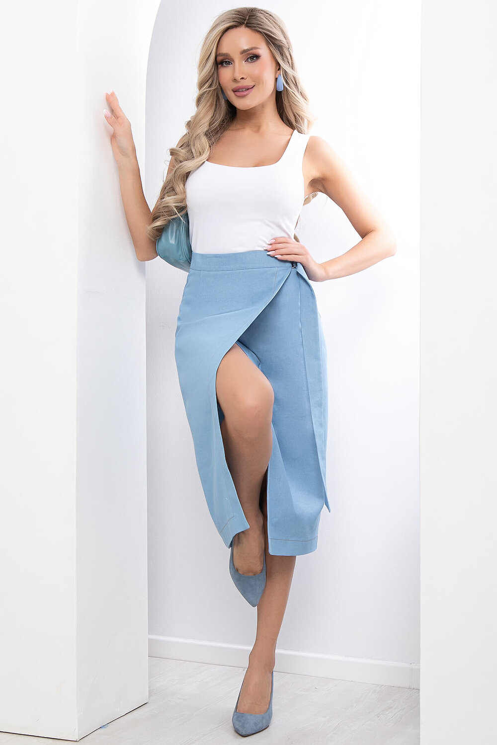 LT Collection Юбка 300896 Ю5735 небесно-голубой