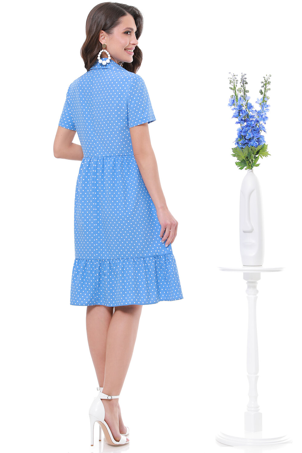 DStrend Платье 300975 П-3932-0212-04 Голубой