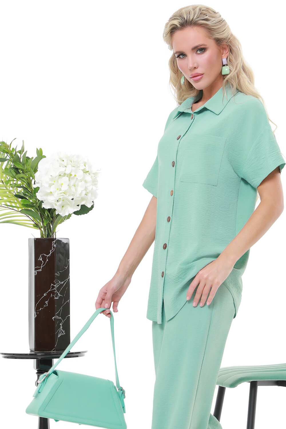 DStrend Костюм 300987 К-0838-0221-02 Мятный