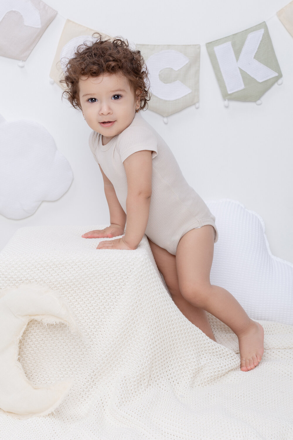 CROCKID Полукомбинезон 301086 К 6033-2уп зефир, бежевый